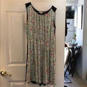Joie Silk Dress with Pleats